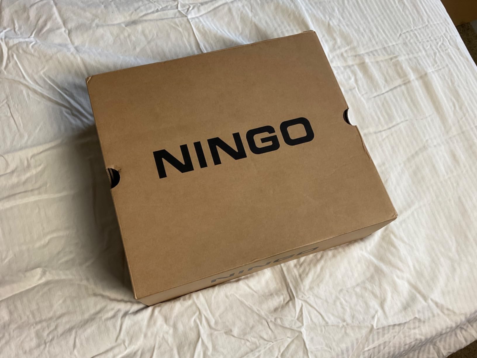 NINGO Mens Steel Toe Work Boots, Waterproof Heavy-Duty Safety Boots with Puncture Protection Oil & Slip Resistant, Steel Toe Work Shoes with Breathable Lining EH Protection for Construction Industrial customer photo 2