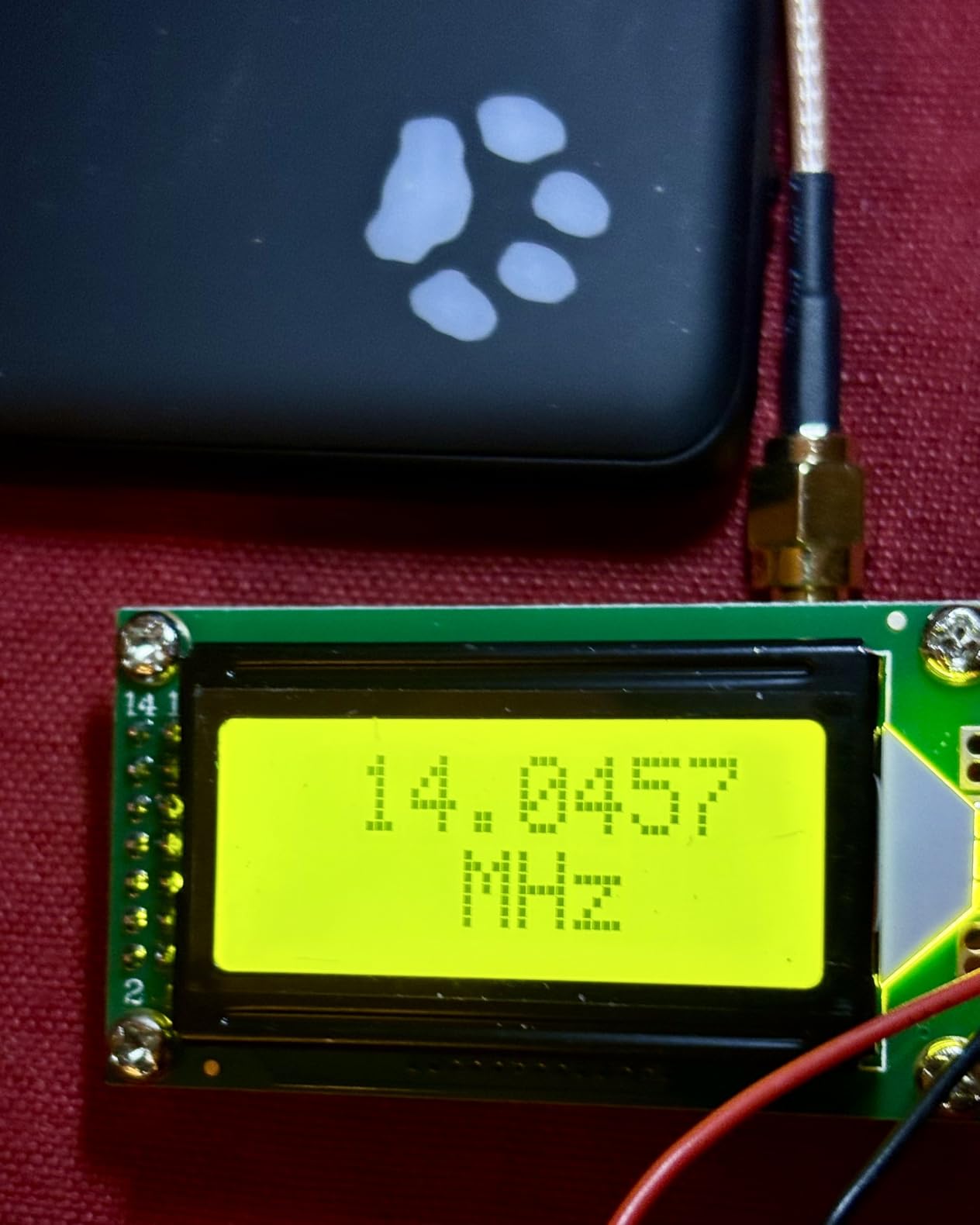 1PCS 1MHz -500 MHz Frequency Counter Meter Board w/LCD Display for Ham Radio Kit New customer photo 1