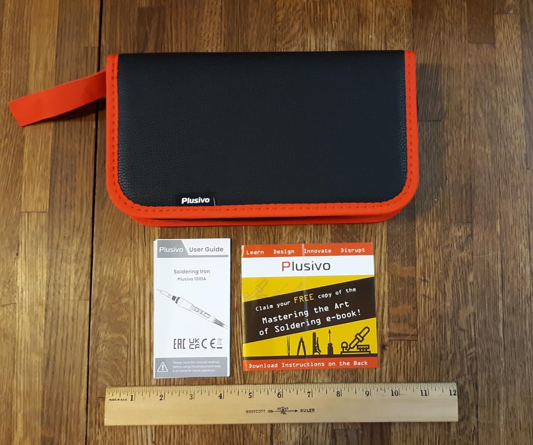 Soldering Iron Kit, 60W LED Display Digital Solder Pen, 5pcs Replaceable Tips, 21-in-1 Fast Heating with Solder Wire, Stand, Desoldering Pump, Wire Stripper, for Electronics Repair Hobby DIY 120V customer photo 2