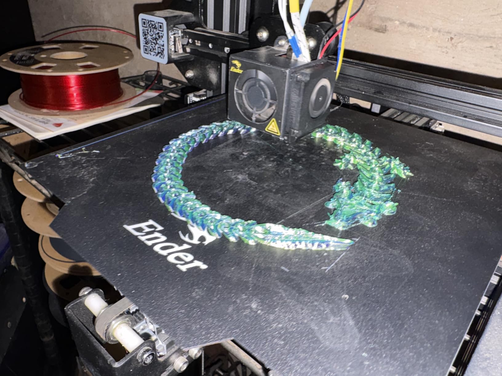 Comgrow Filament Dryer Box, SH02 Dry Box Filament Sealed Storage Box 3D Printer 2 Spools Holder with PTC Fast Heater, Filament Dehydrator with Touch Screen Compatible with PLA PETG TPU ABS 1.75/2.85mm customer photo 1