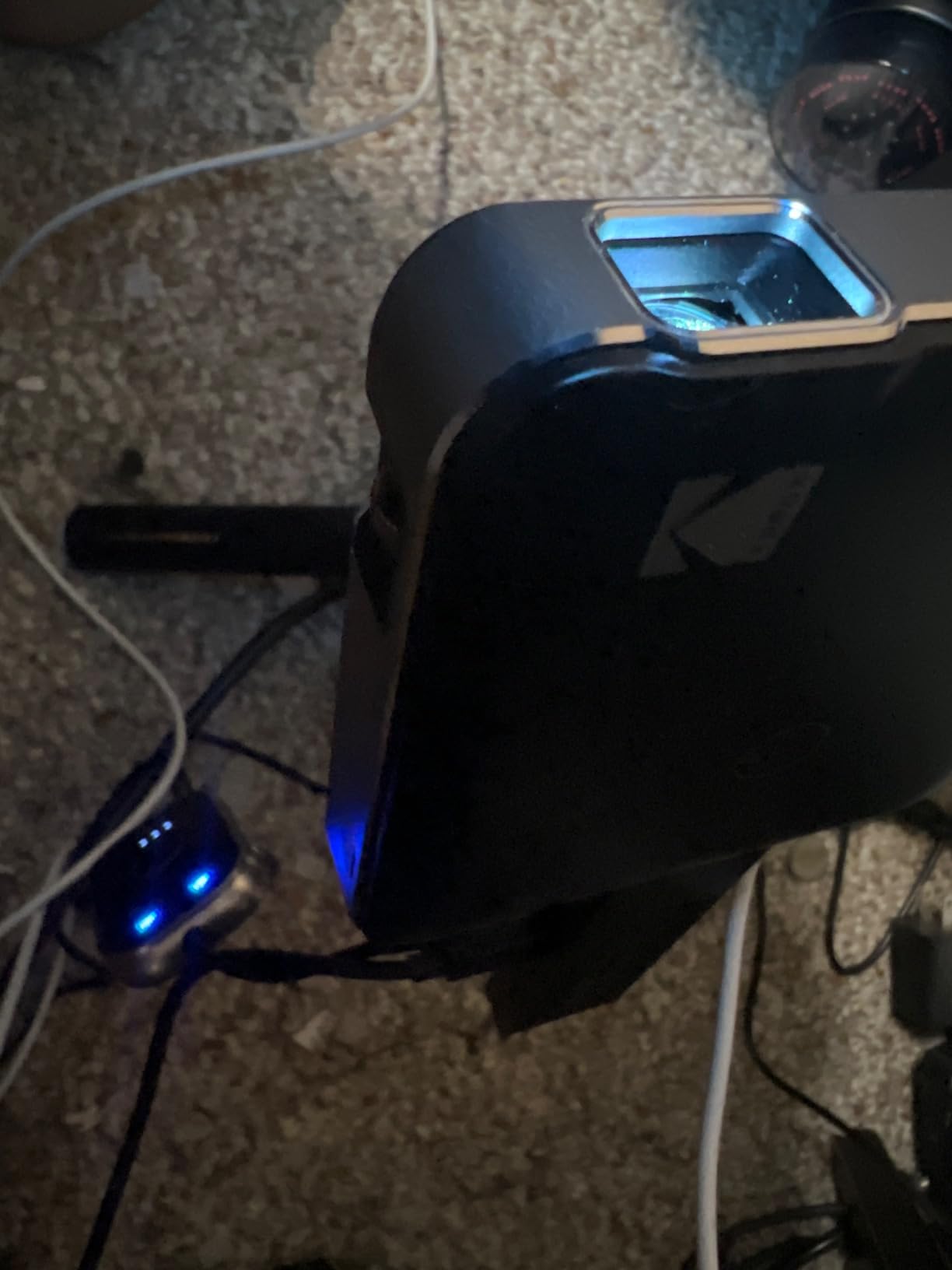 KODAK Luma 150 Ultra Mini Pocket Pico Projector - Black Built-in Battery & Speaker, 1080P Support Portable Wireless LED DLP Movie & Video Travel Projector, connects to iPhone and Android customer photo 1