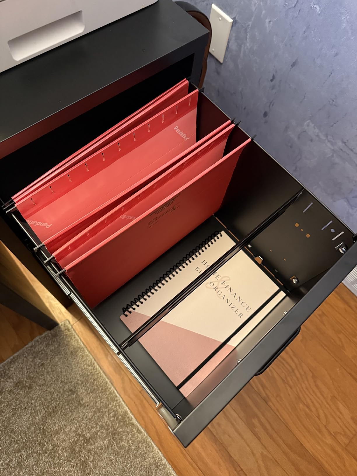BYNSOE 2 Drawer File Cabinet with Lock Vertical Filing Storage Cabinet Office Home Steel Vertical File Cabinets for Letter Size File Cabinet Locked, Assembly Required customer photo 2
