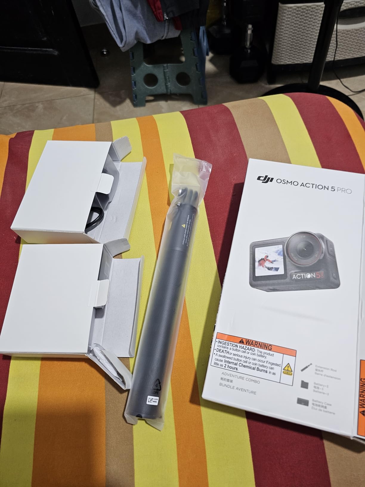 DJI Osmo Action 5 Pro Adventure Combo - 4K with 1/1.3