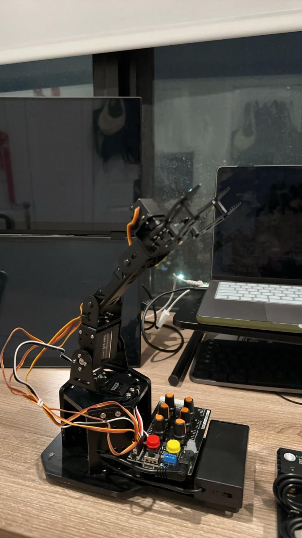 Robotic Arm with Arduino 5DOF/Axis AI Smart Robot Arm Open Source STEM Educational Building Robotics & Engineering Kits, Science/Coding/Programming Set, miniArm Standard Kit customer photo 1