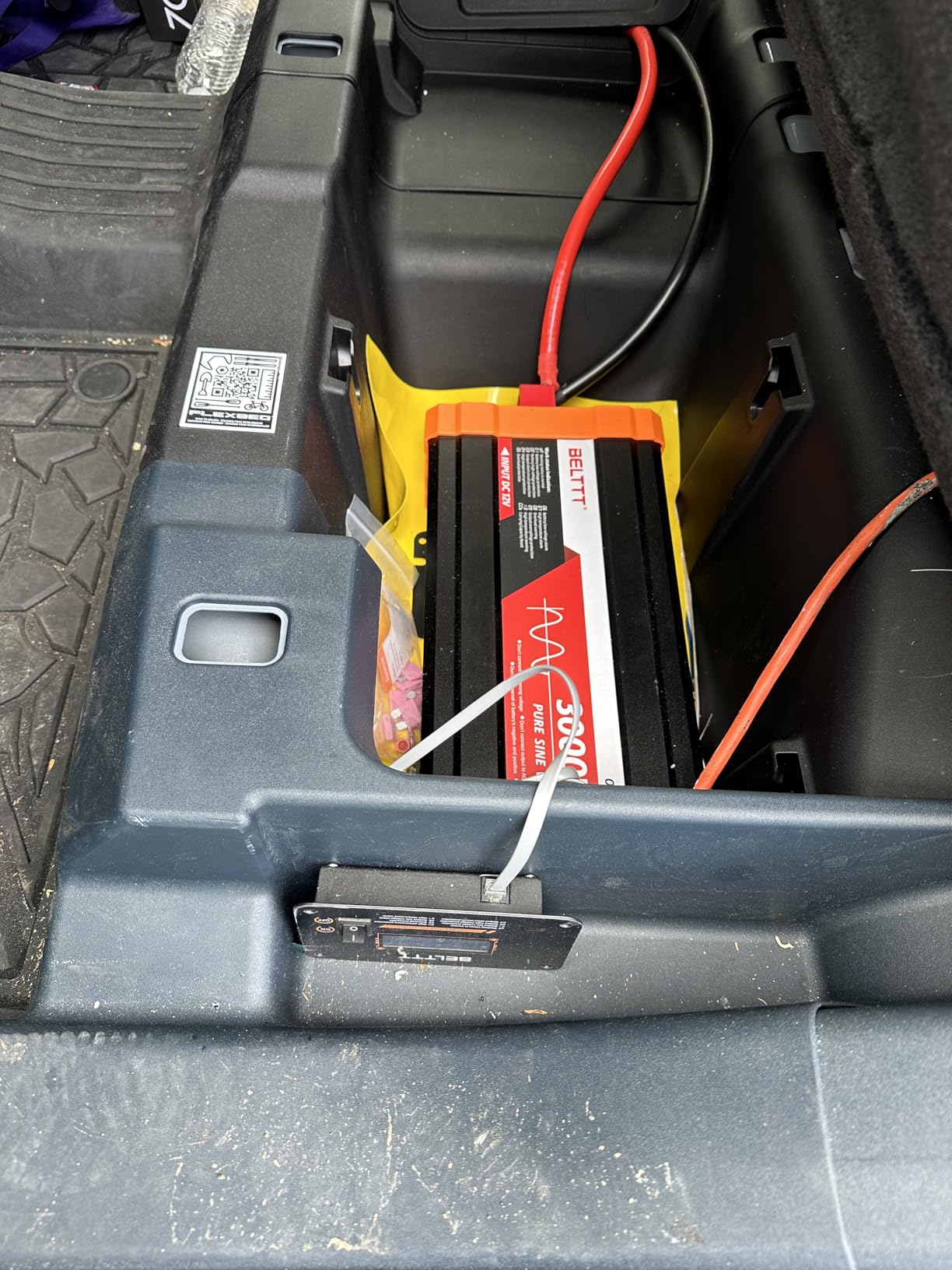 BELTTT 3000W Pure Sine Wave Inverter 12V DC to 120V AC for Solar, Off-Grid, RV, Truck, Home, Power Inverter with Dual AC, 20A Socket, 5V 2.1A USB, Hardwire Port, Remote Controller 23Ft Cable customer photo 1