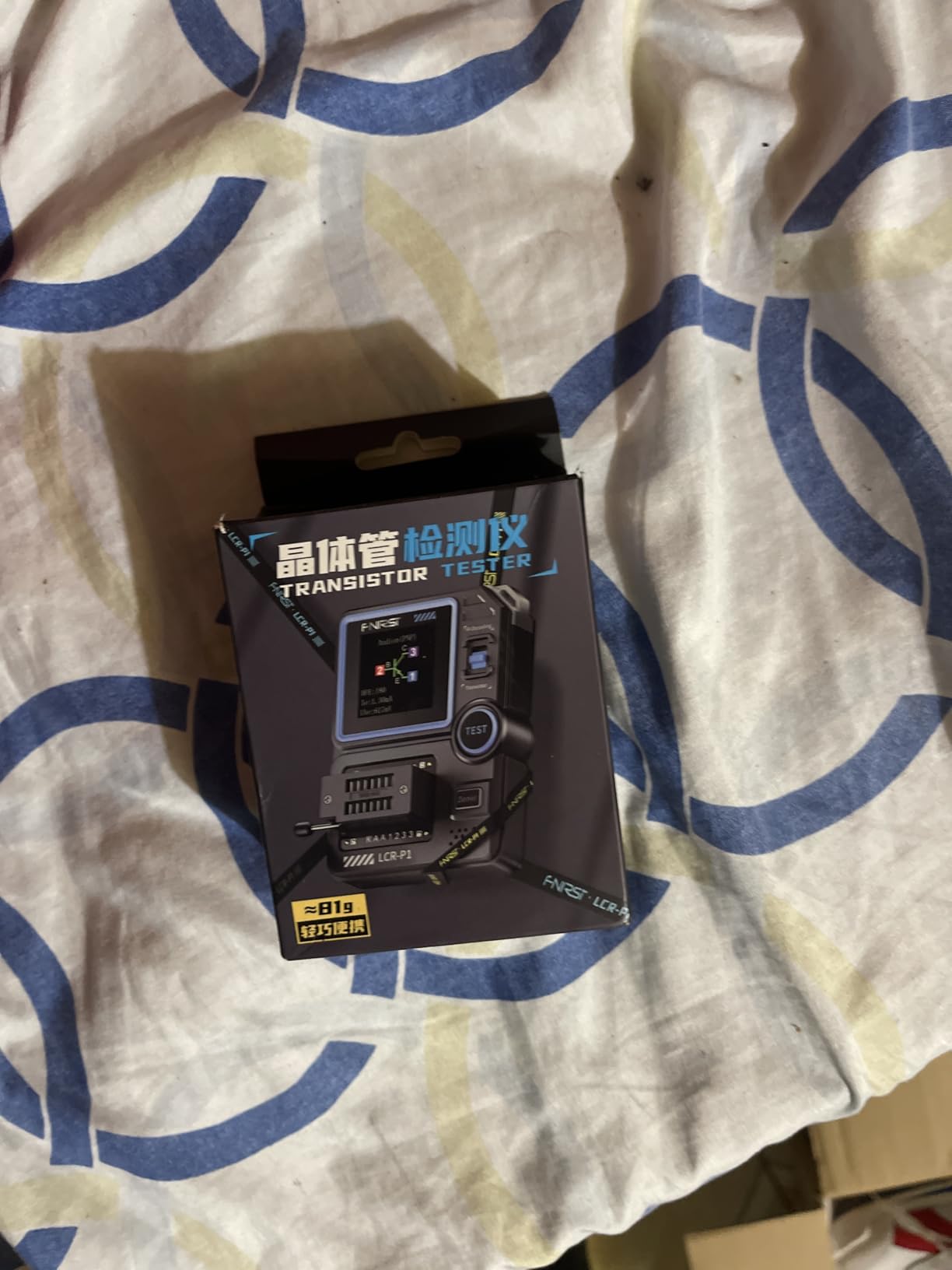 FNIRSI LCR-P1 Transistor Tester, Mosfet Transistor Capacitor Tester, SMD Electronic Component Tester, Diode Triode Zener Diode Resistance Inductance Battery Test LCR Meter MOS PNP NPN ESR Meter customer photo 2