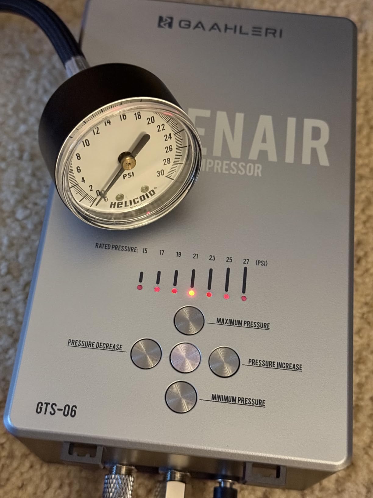 Gaahleri Airbrush Kit, Ambition Series GTS-06, Airbrush & Air Compressor with Air Control customer photo 1