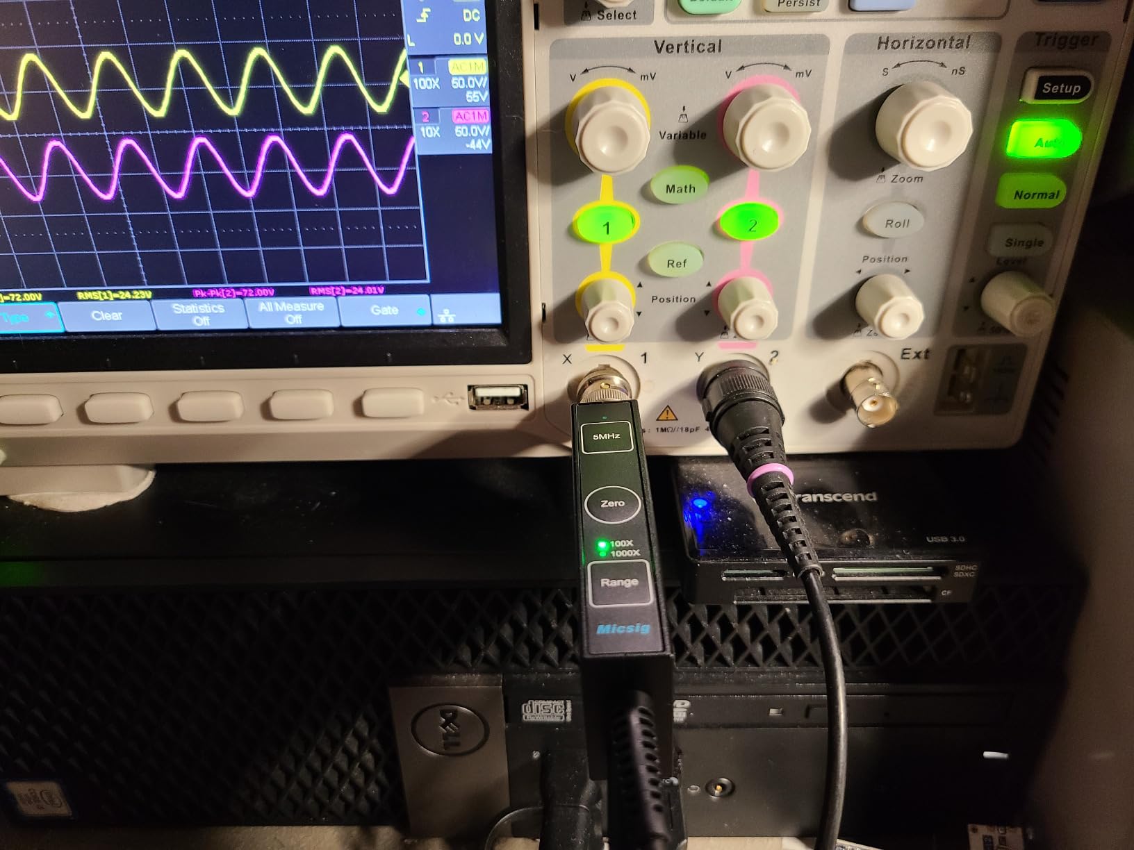 SainSmart Micsig High Voltage Differential Probe kit DP3000,3000V 100MHz,3.5ns Rise Time,50X/500X Attenuation Rate,Oscilloscope Probe Kit Accessory customer photo 2