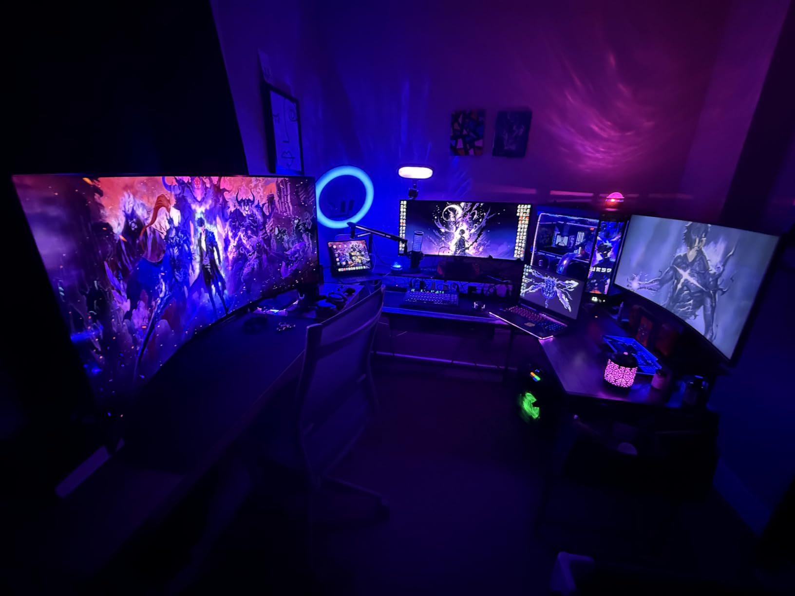 HyperX QuadCast 2 S - USB Microphone, with RGB Lighting, Streaming and Podcasting, with On-Board Controls, LED Lighting, Removable Shock Mount, PC, Mac, USB-C - Black customer photo 2