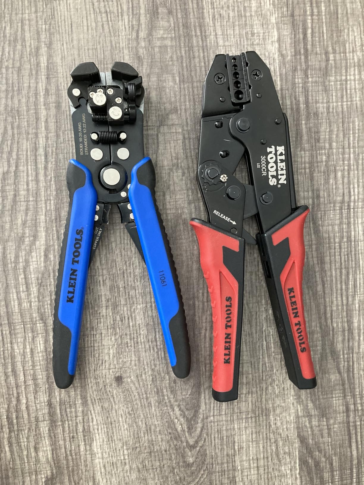 Klein Tools 3000CRKIT Ratchet Crimping Tool Set, (4) Interchangeable Dies for Heat Shrink, Non-Insulated, Insulated and Ferrule Terminal Connectors customer photo 2