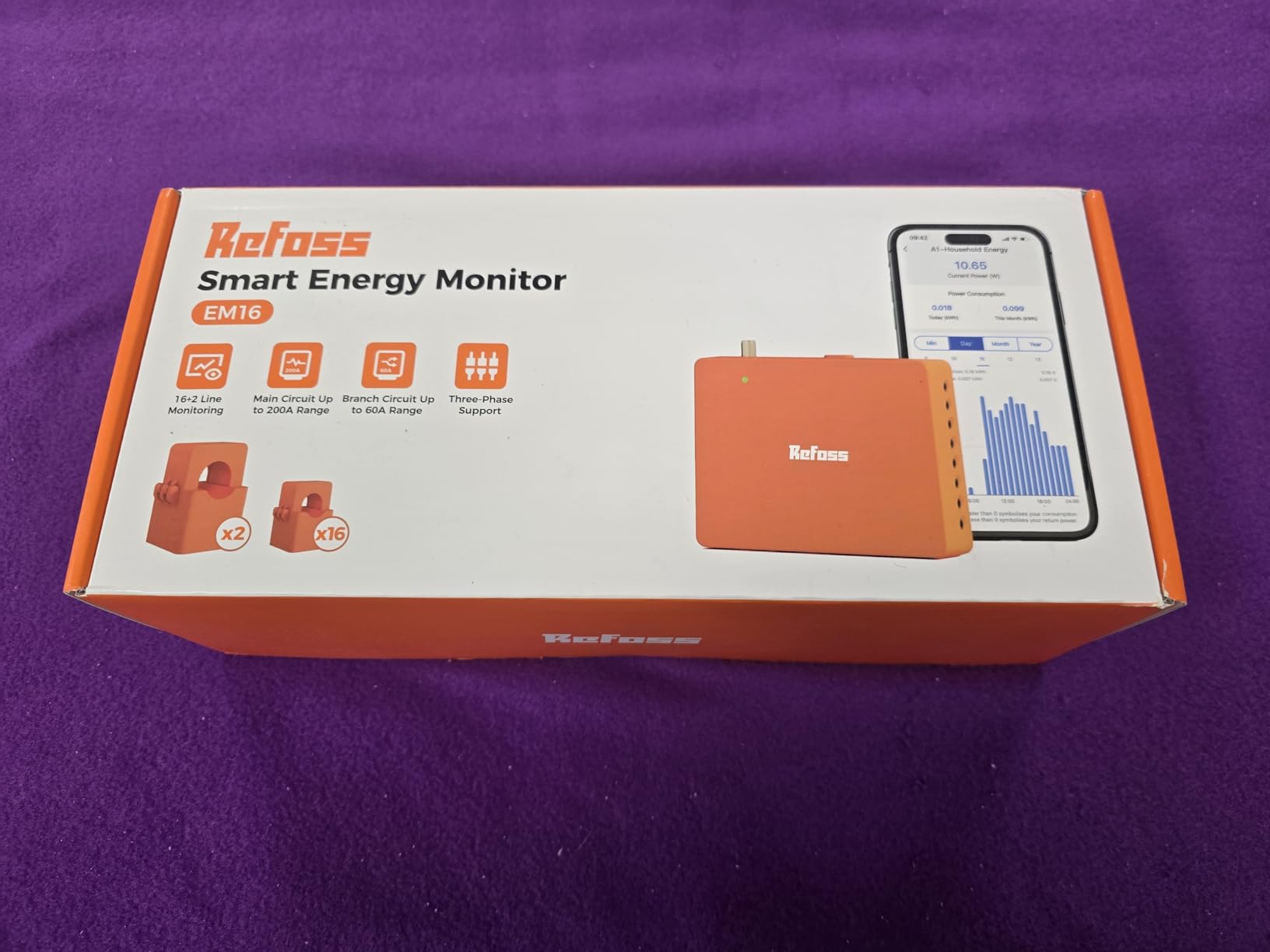 Refoss Smart Home Energy Monitor, Native Open API & Web UI (No Cloud Required), Real Time Electricity Usage Monitor, Power Consumption Meter Works with Home Assistant & MQTT, Solar Net Metering, ETL customer photo 2