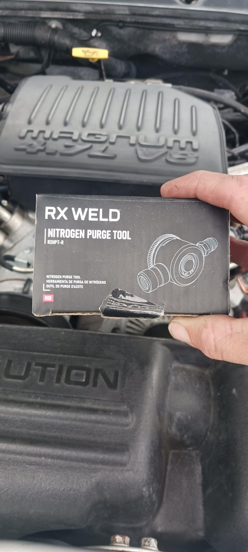 RX WELD Nitrogen Purge Tool, Hvac Nitrogen Regulator Durable Brass, Red customer photo 1