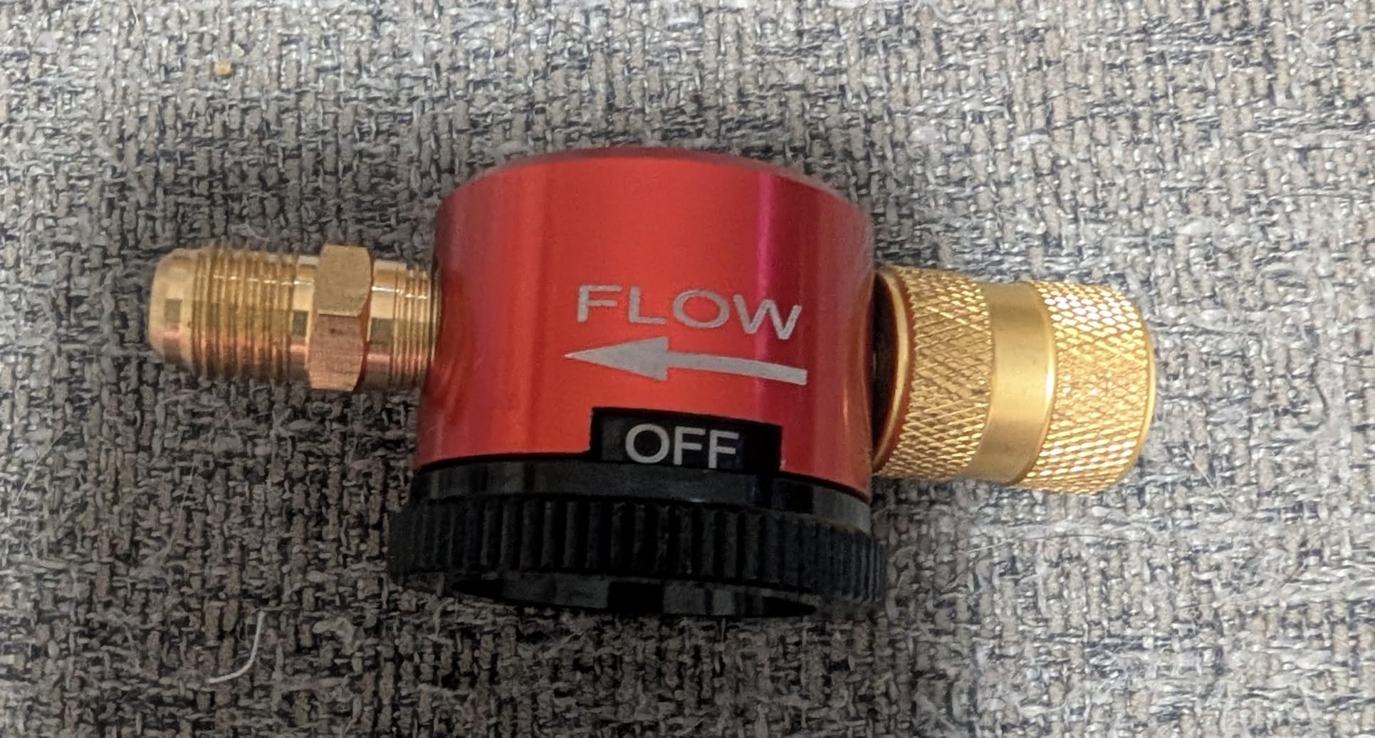 RX WELD Nitrogen Purge Tool, Hvac Nitrogen Regulator Durable Brass, Red customer photo 2