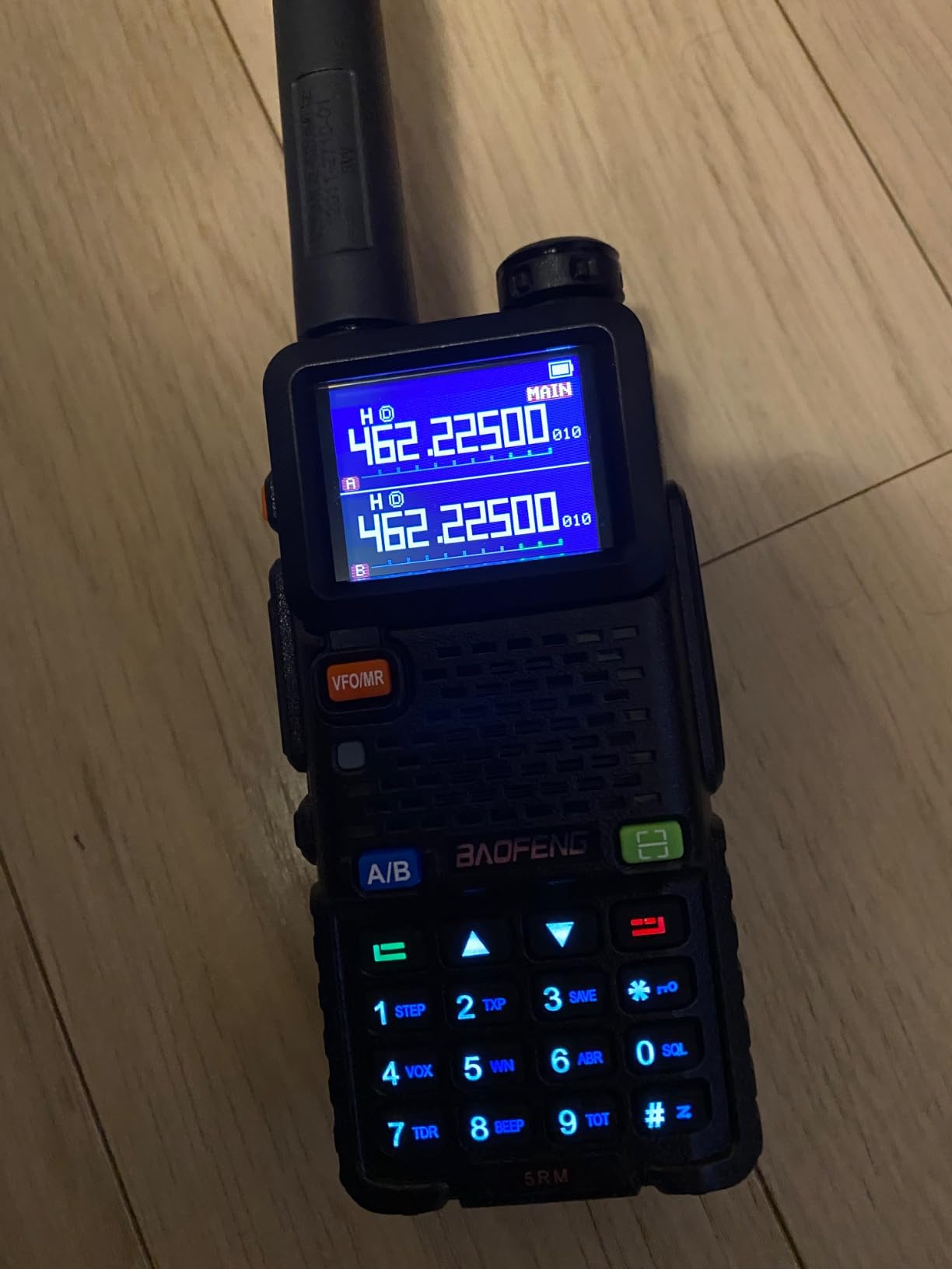 BAOFENG 5RM Ham Radio 10W Long Range Handheld NOAA Weather Receiver 2500mAh Battery UV-5RM Radio with Programming Cable,Speaker Mic,Tactical Antenna,Type-C Charging,2Pack customer photo 2