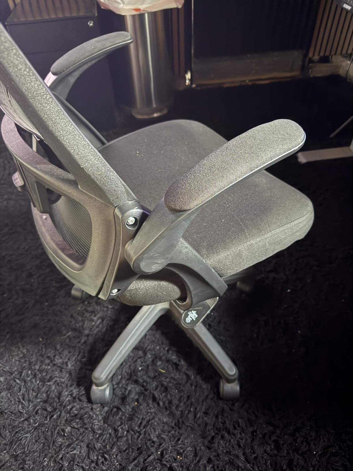 NEO CHAIR Office Desk Gaming Chair Computer High Back Mesh Seat with Rolling Wheels Ergonomic Adjustable Comfy Flip-up Armrests Lumbar Support customer photo 1