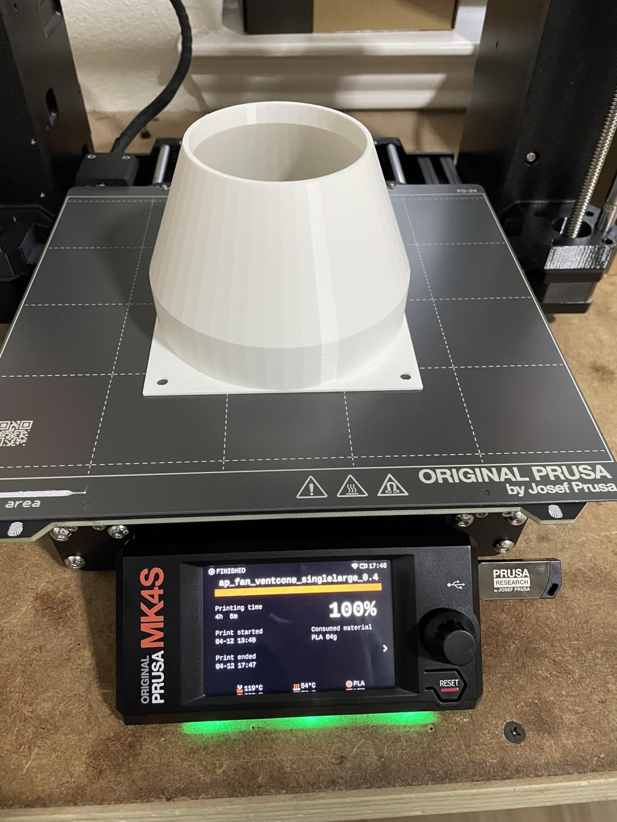 Original Prusa MK4S 3D Printer kit, Removable Sheets, Beginner-Friendly 3D Printer DYI Kit, Fun to Assemble, Automatic Calibration, Filament Sample Included, Print Size 9.84 x 8.3 x 8.6 in customer photo 1