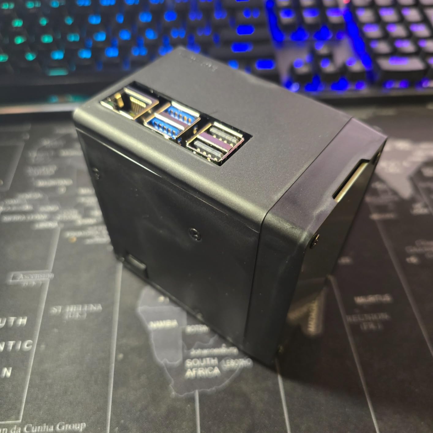 ElectroCookie Mini PC Case for Raspberry Pi 5 with Active RGB Lighting Cooler customer photo 2