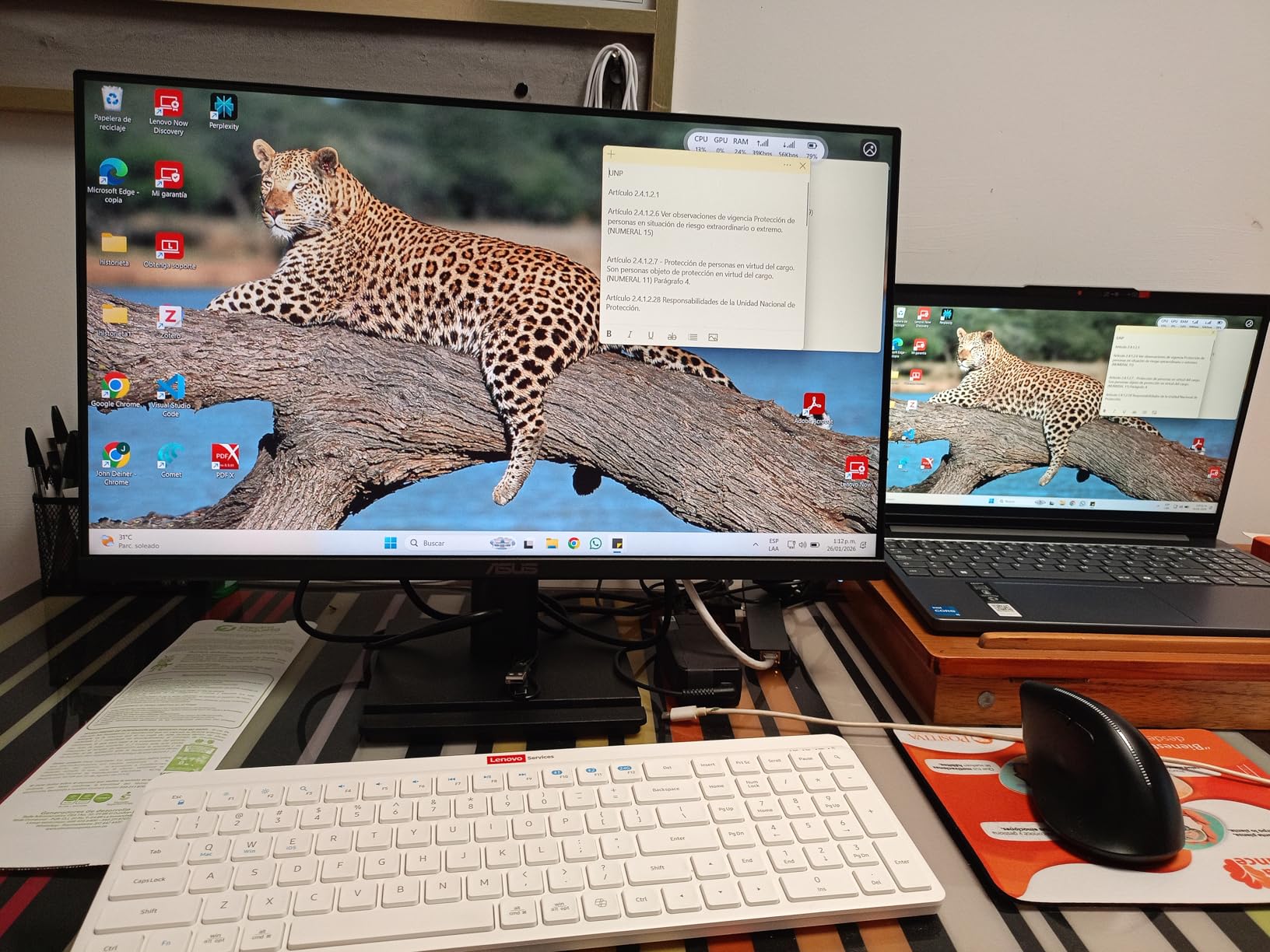 ASUS 24 inch 1080P Eye Care Monitor (VA249QG) - IPS, Full HD, 99% sRGB, Frameless, 120Hz, Adaptive-Sync, 1ms, Speakers, HDMI, DisplayPort, VGA, Low Blue Light, Flicker Free, Wall Mountable, 3 yr Warranty customer photo 1