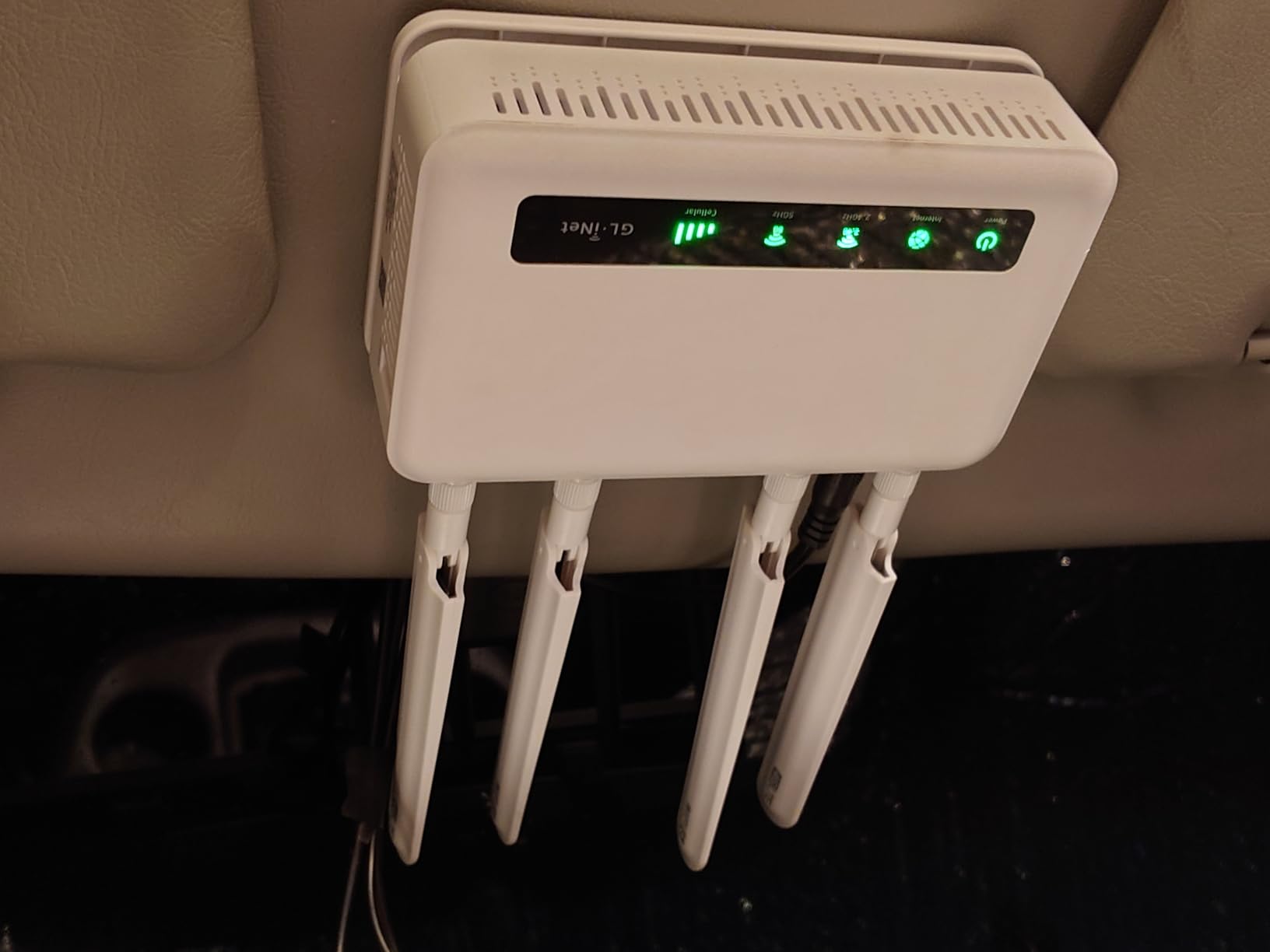 GL-X2000 (Spitz Plus) Cellular Gateway 4G LTE Router for Home, RV, Road trips, Offices, CAT 12, Wifi 6 Router, Detachable Antennas, Dual-SIM, T-Mobile & AT&T IoT Certified, OpenVPN, WireGuard (NA Only) customer photo 2