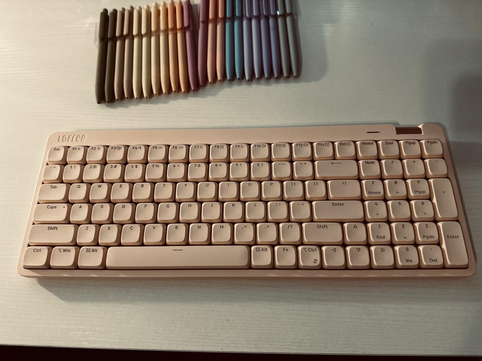 Flow Lite 100 Keys Low Profile Mechanical Keyboard with Specter Linear Switches - Full Size customer photo 1