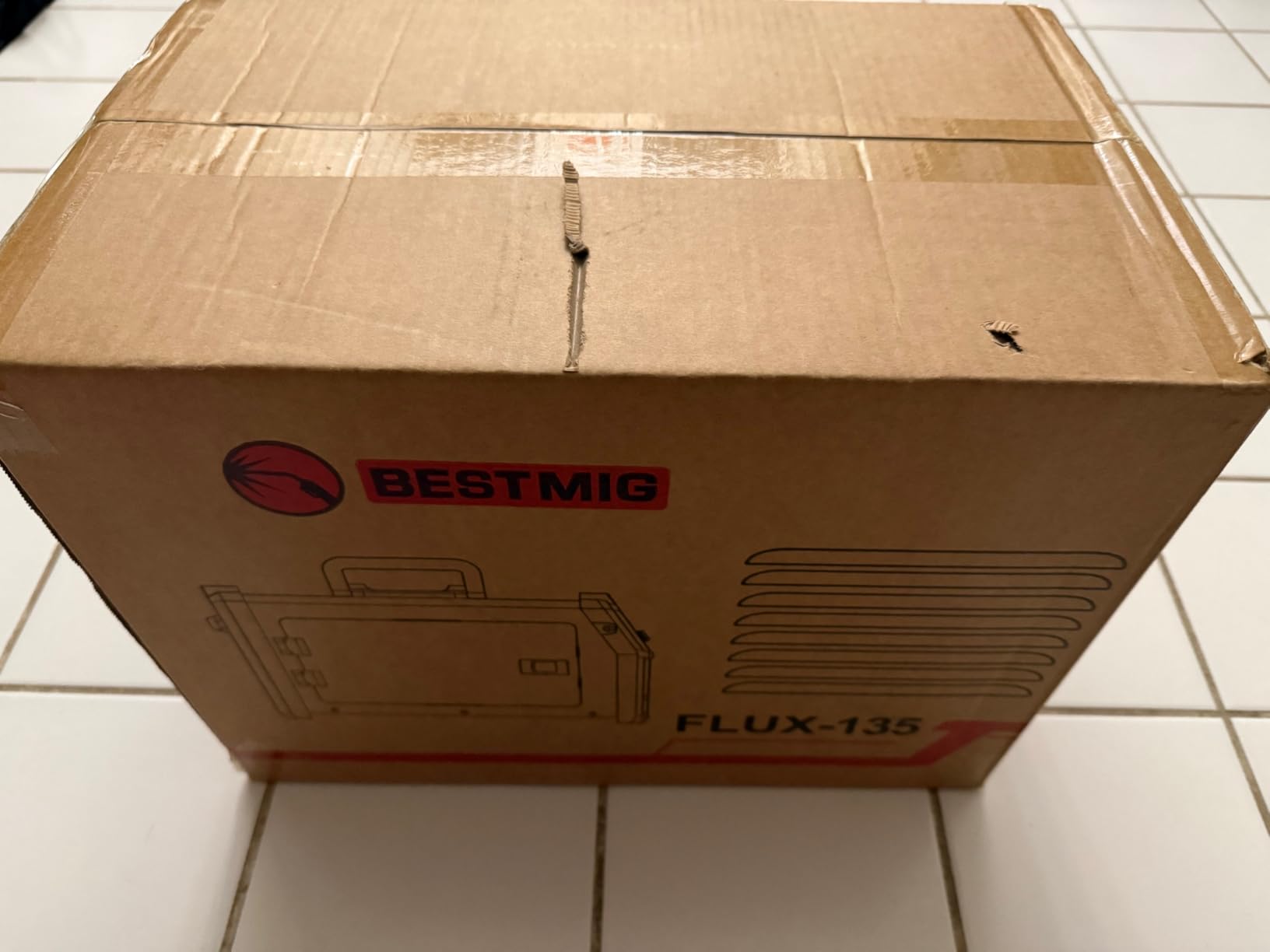 BESTMIG 135A MIG Welder - 3-in-1 Flux Core Welder, MIG/Lift TIG/Stick Welding Machine - Portable IGBT Inverter - 110V with Welder Helmet and Gloves customer photo 1