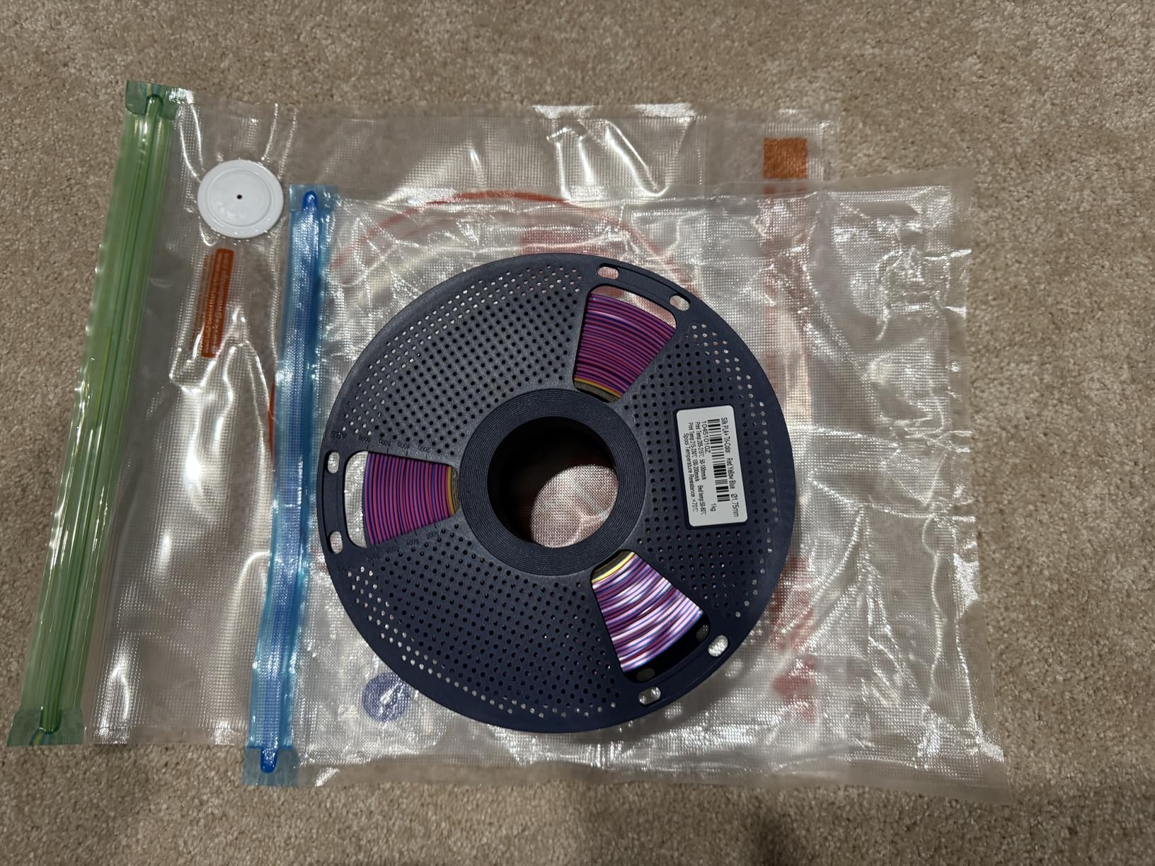 20 PCS 3D Printer Filament Storage Bags Vacuum Storage Bags Kit 3D Printer Accessories with 20 Storage Bags (13x15 inches), 20 Desiccants, Auto Pump, 2 Sealing Clips, Dust Proof, Humidity Resistant customer photo 2