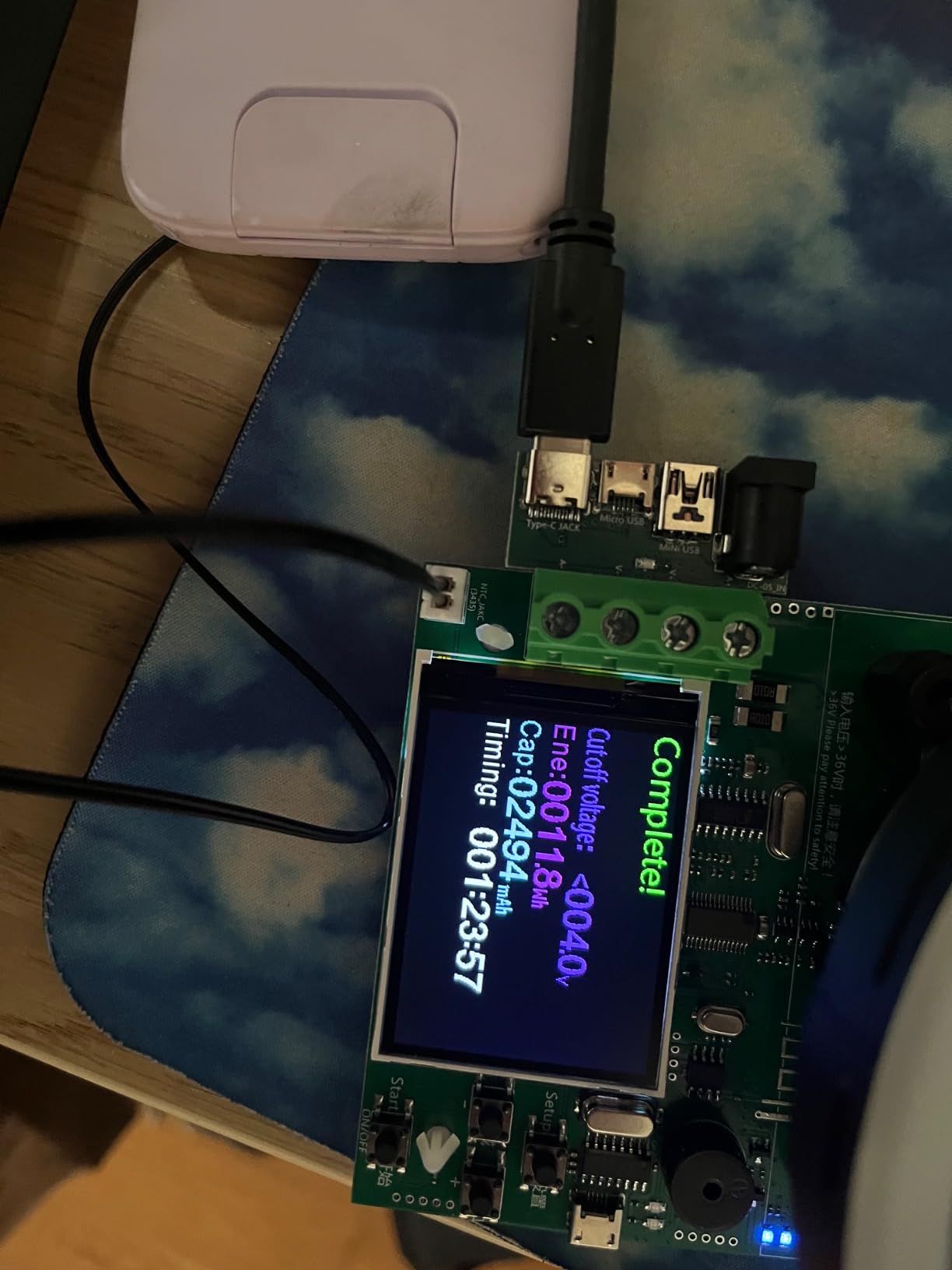 MakerHawk Battery Load Tester - 150W 200V 25A Electronic Load Tester USB Load 4-Wire System Adjustable Constant Current Voltage Discharge Lithium Battery Capacity Tester Support Remote Control customer photo 1