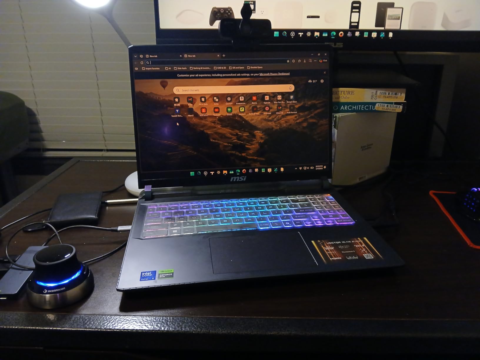MSI Vector 16 HX AI 16 inch 240Hz QHD+ Gaming Laptop: Intel Core Ultra 9-275HX, NVIDIA GeForce RTX 5080, 32GB DDR5, 2TB NVMe SSD, Thunderbolt 5, Wi-Fi 7, Win 11 Pro customer photo 1
