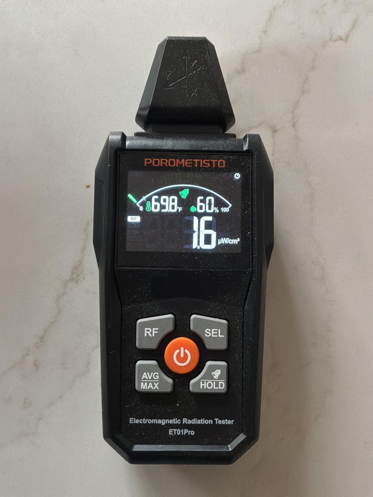 EMF Meter Radiation Detector, ET01Pro EMF Detector, 5-in-1 Electromagnetic Field & Radio Frequency Detector for Home Use & Office EMF Inspections, Ghost Hunting Equipment customer photo 1