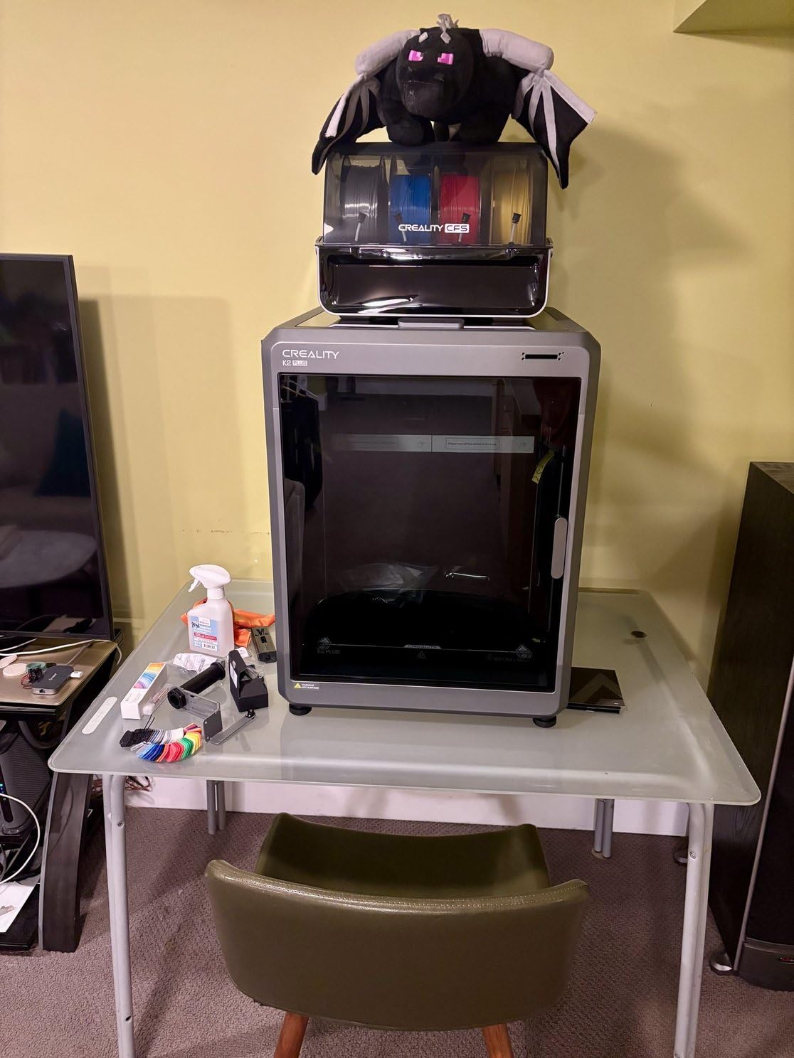 Creality K2 Plus Combo 3D Printer, Multi Color Printing with New CFS 600mm/s High-Speed customer photo 2