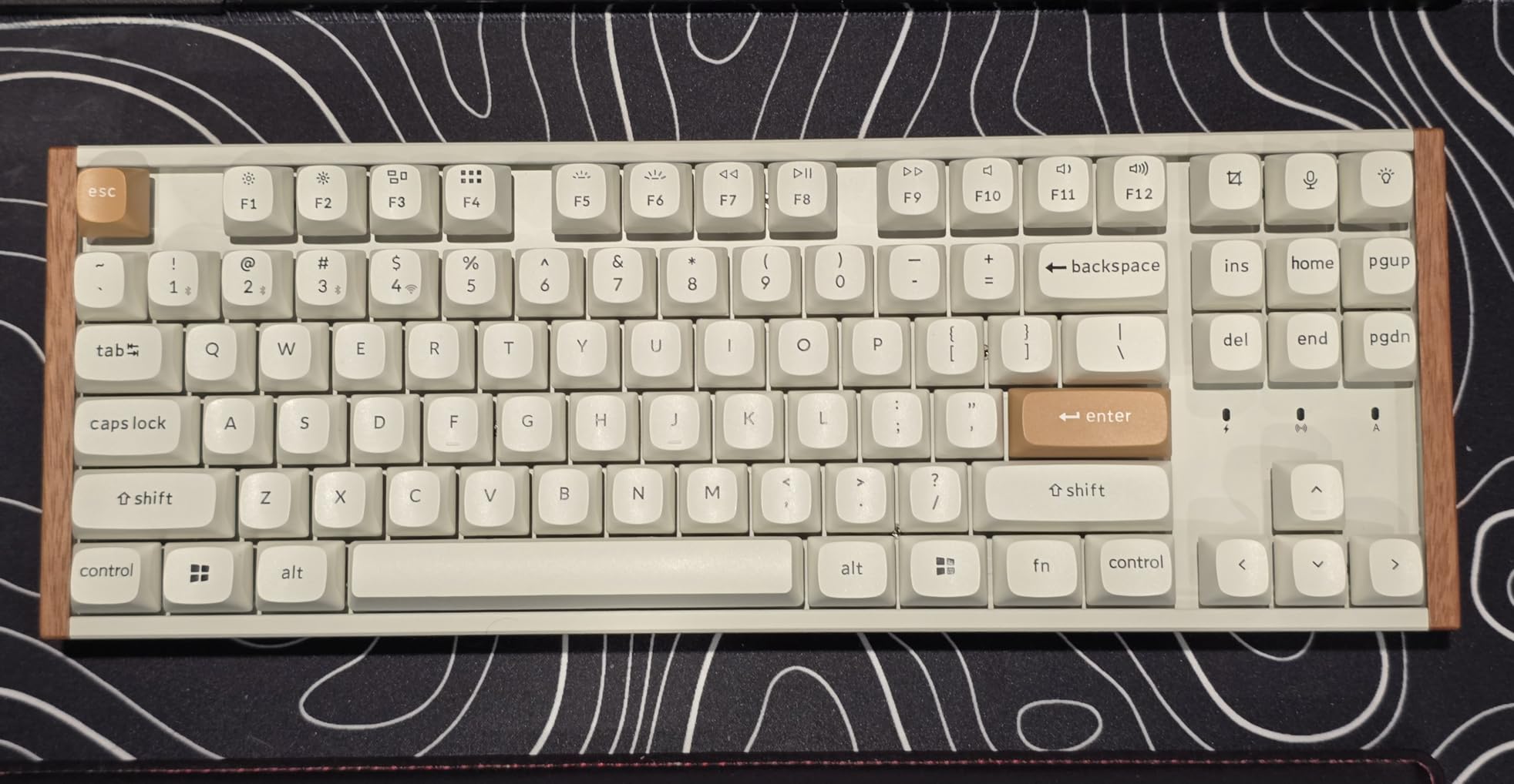 Keychron K8 HE TKL Wireless Mechanical Keyboard Hot Swappable Hall Effect Magnetic Switches 2.4 GHz/Bluetooth/Wired QMK/VIA Custom RGB Backlit Aluminum for Mac Windows Linux-Black customer photo 1