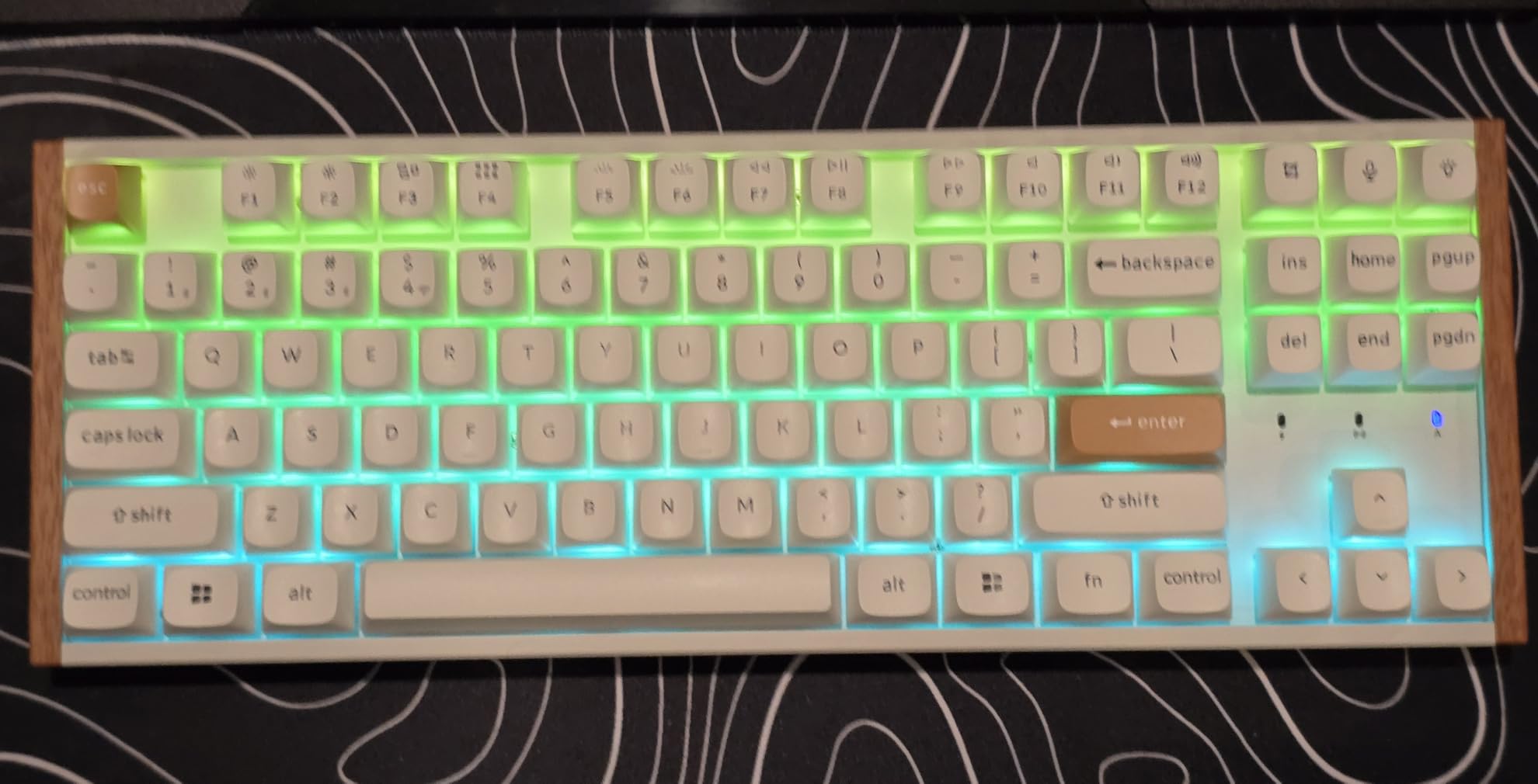 Keychron K8 HE TKL Wireless Mechanical Keyboard Hot Swappable Hall Effect Magnetic Switches 2.4 GHz/Bluetooth/Wired QMK/VIA Custom RGB Backlit Aluminum for Mac Windows Linux-Black customer photo 2