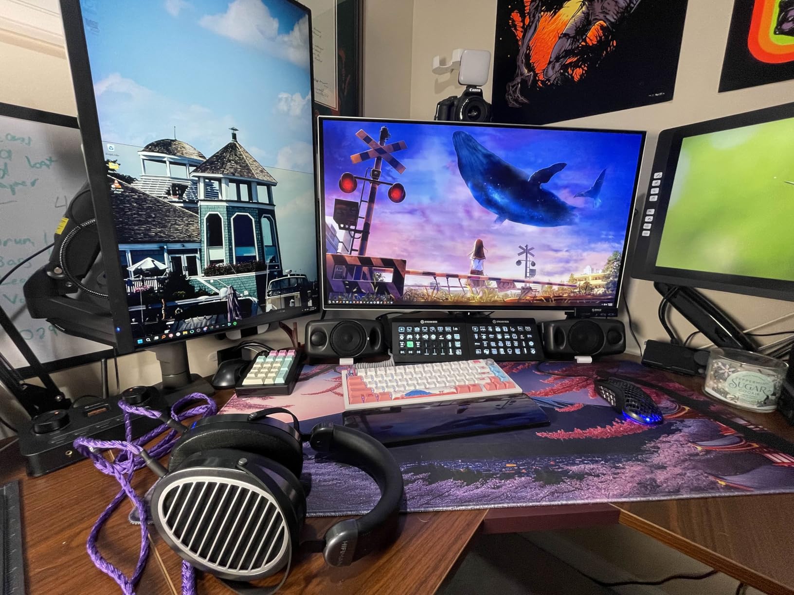 Fosi Audio K7 DAC Headphone Amp, Desktop USB C Digital to Analog Audio Converter for Workspace and Gaming PC PS5, Optical/Coaxial/Bluetooth aptX HD LL/Microphone Input, 3.5mm/4.4mm Balanced/RCA Output customer photo 2