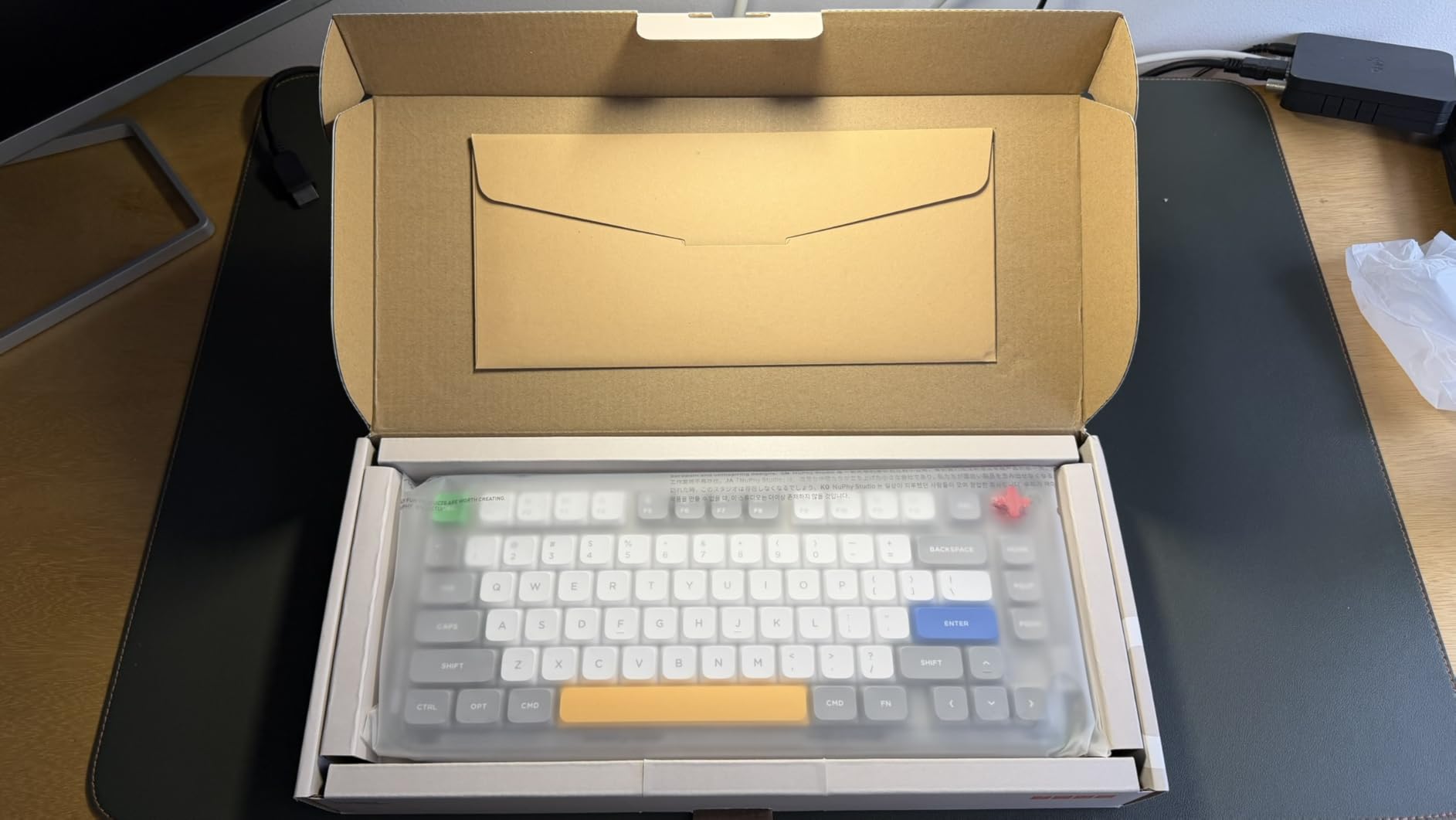 nuphy Kick75 Wireless Mechanical Keyboard with Knob,75% Layout 80 Keys RGB Backlit, Hot Swappable Low Profile Keyboard with PBT Keycaps,Gaming Keyboards, Support BT/2.4G/USB-C (Blush Nano Switch) customer photo 1