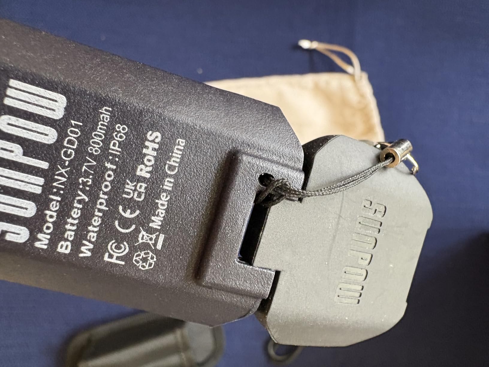 SUNPOW Metal Detector Pinpointer Rechargeable with LCD Screen - IP68 Waterproof customer photo 2