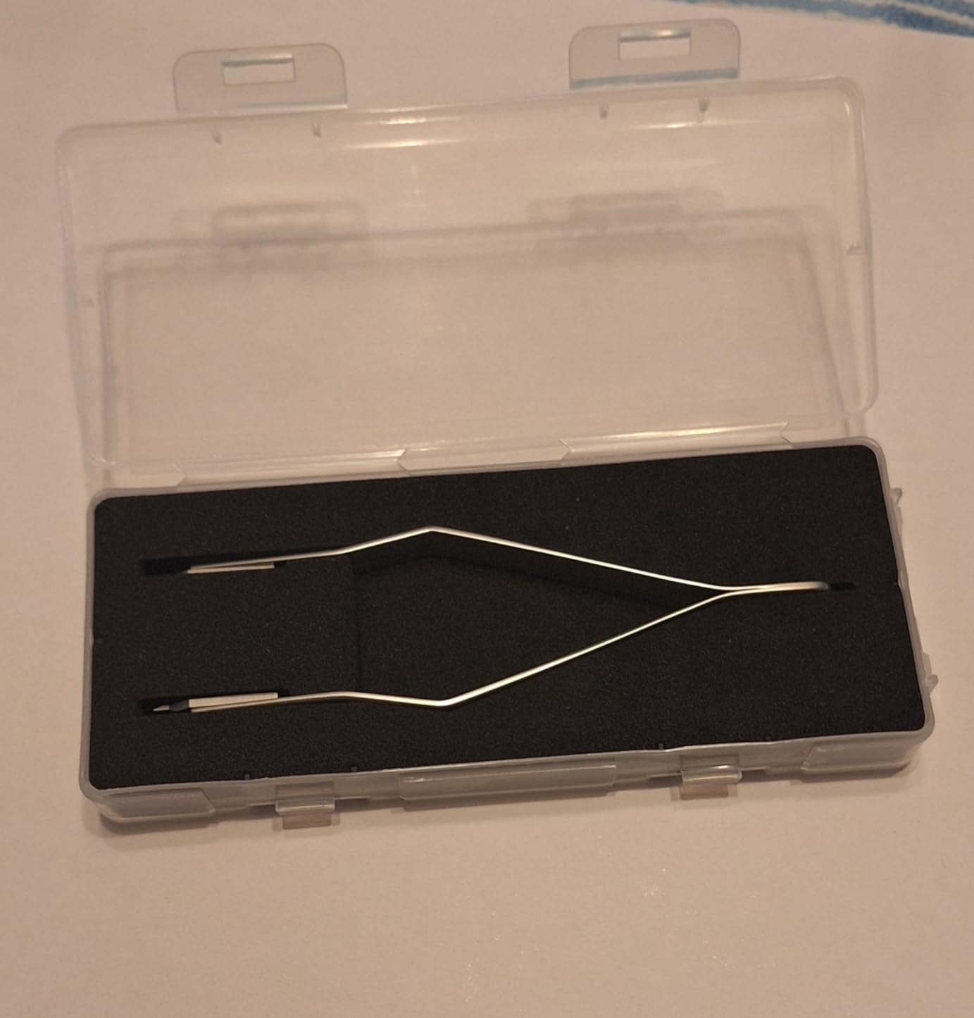 7825 Spring Bar Tweezer, Watch Spring Bar Plier Removal Tool for Watchmaker and Repairer (Black) customer photo 2