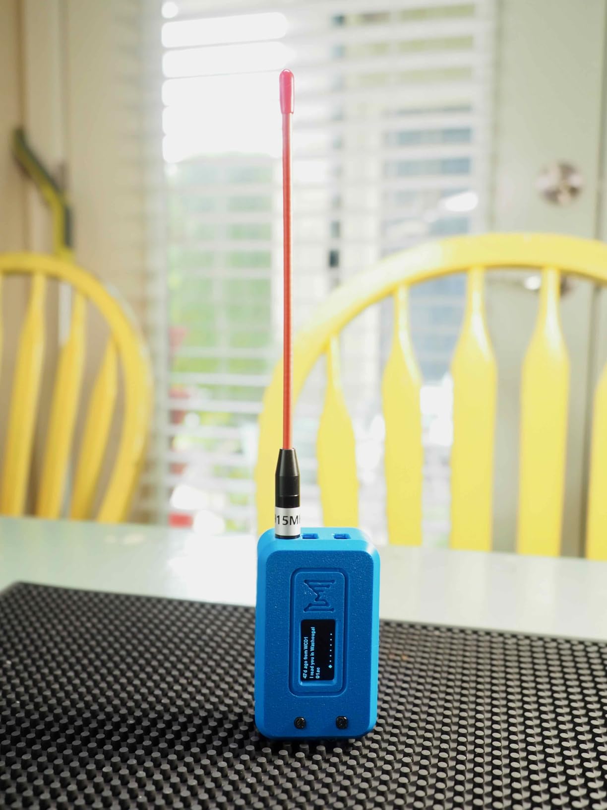 Meshtastic LoRa Antenna 915MHz 10dBi Gain - Omni SMA Male Connector 17cm Long Range Soft Whip Antenna (Black, 1 Pack) customer photo 1