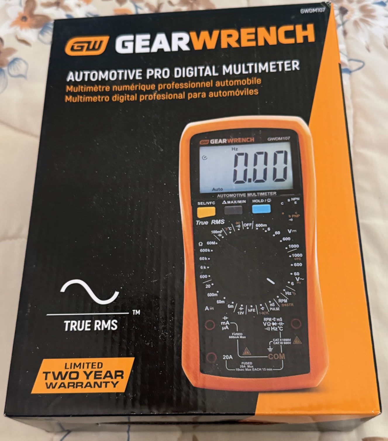 GEARWRENCH Automotive Pro Digital Multimeter | GWDM107 customer photo 1