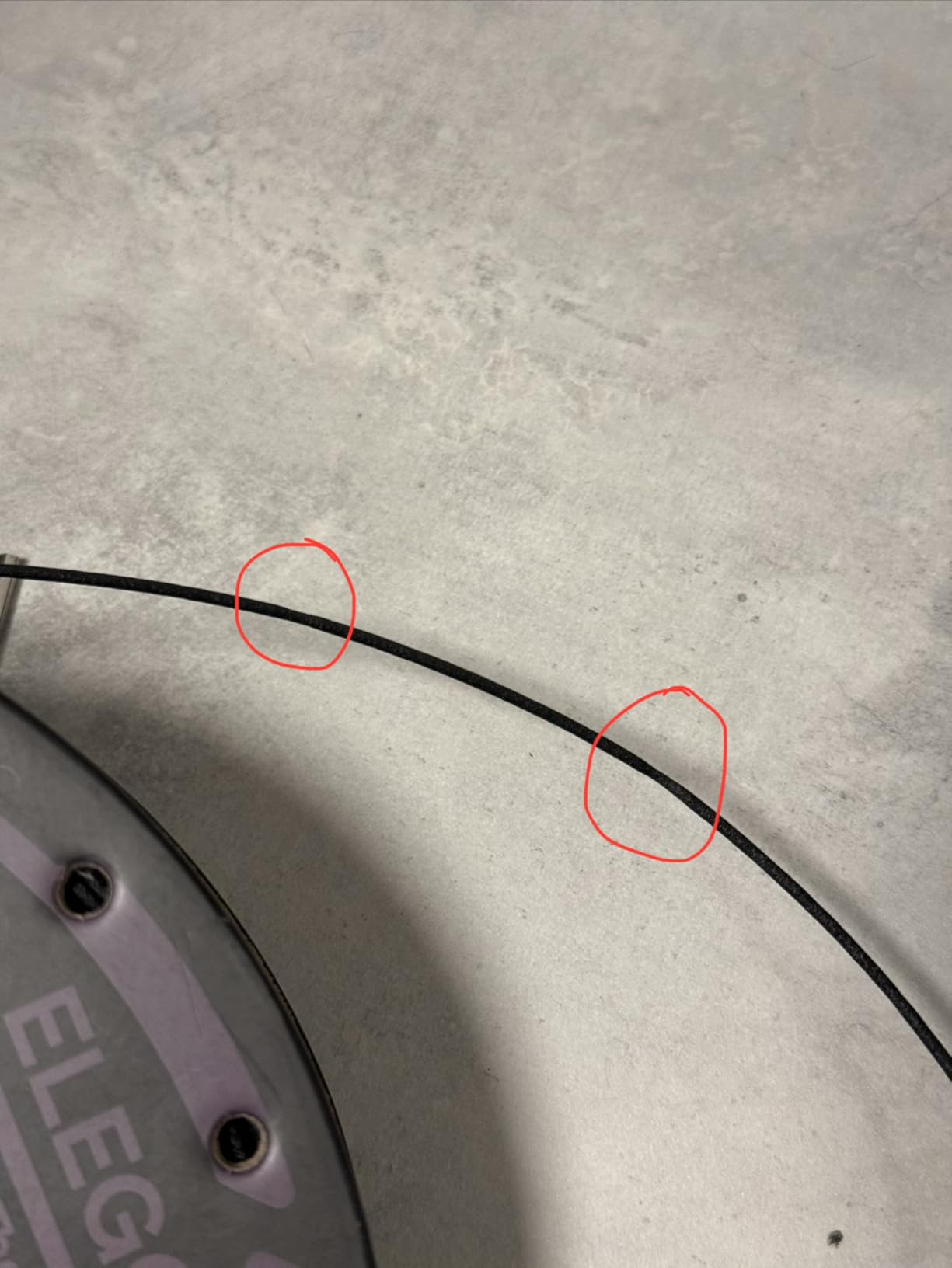 ELEGOO Carbon Fiber PAHT Filament 1.75mm Black 0.5KG, Nylon CF High Temp customer photo 1