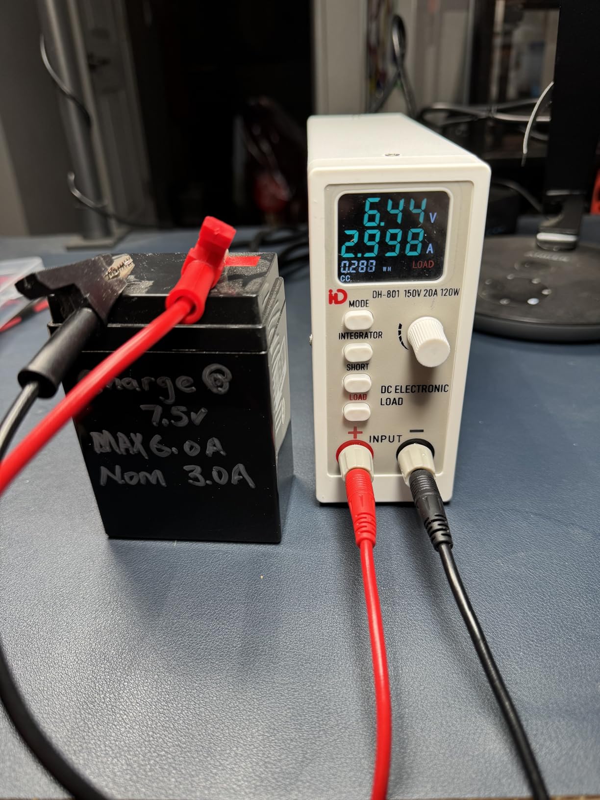 Programmable DC Electronic Load 120W, 0~150V, 0~20A, 0.1~999.9 ohm,Support CC(Constant Current), CV(Constant Voltage), CR (Constant Resistance), CP(Constant Power) Mode customer photo 2