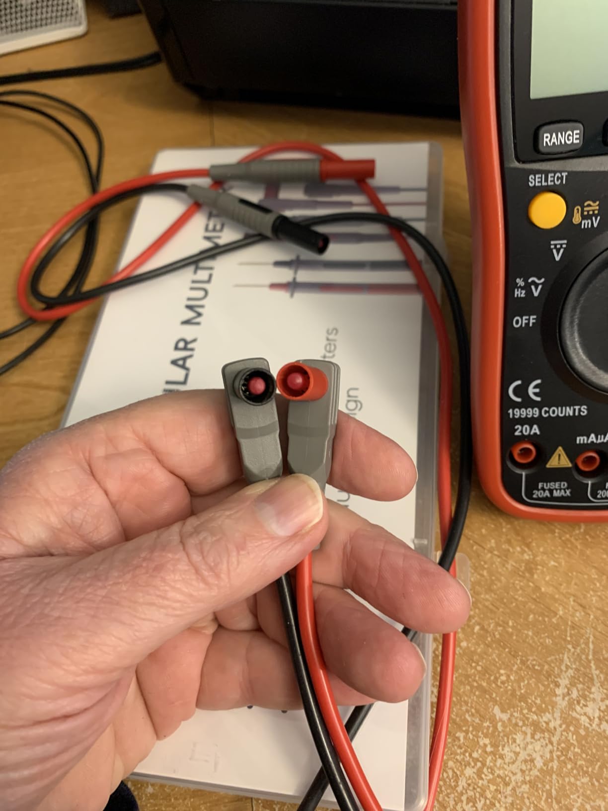 25-Piece Silicone Multimeter Test Lead & Back Probe Kit - Premium Modular Volt Meter Probes with Alligator Clips, 40 in Leads for Automotive Multi Meter Digital & Ohm Meter customer photo 1