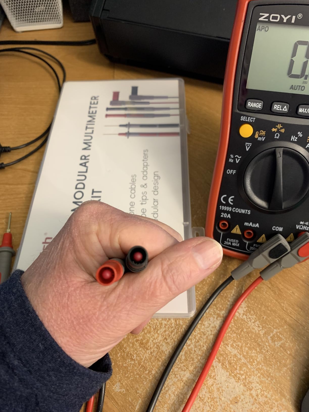 25-Piece Silicone Multimeter Test Lead & Back Probe Kit - Premium Modular Volt Meter Probes with Alligator Clips, 40 in Leads for Automotive Multi Meter Digital & Ohm Meter customer photo 2