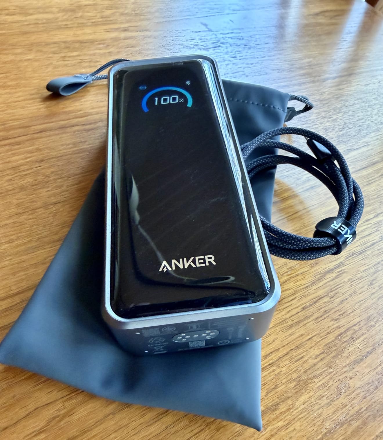 Anker Prime Power Bank, 26,250mAh 3-Port Portable Charger with 300W Max Output, Two-Way Charging, TSA-Approved, App Control, for MacBook, iPhone 17/16 Series, and More (Base Not Included) customer photo 1