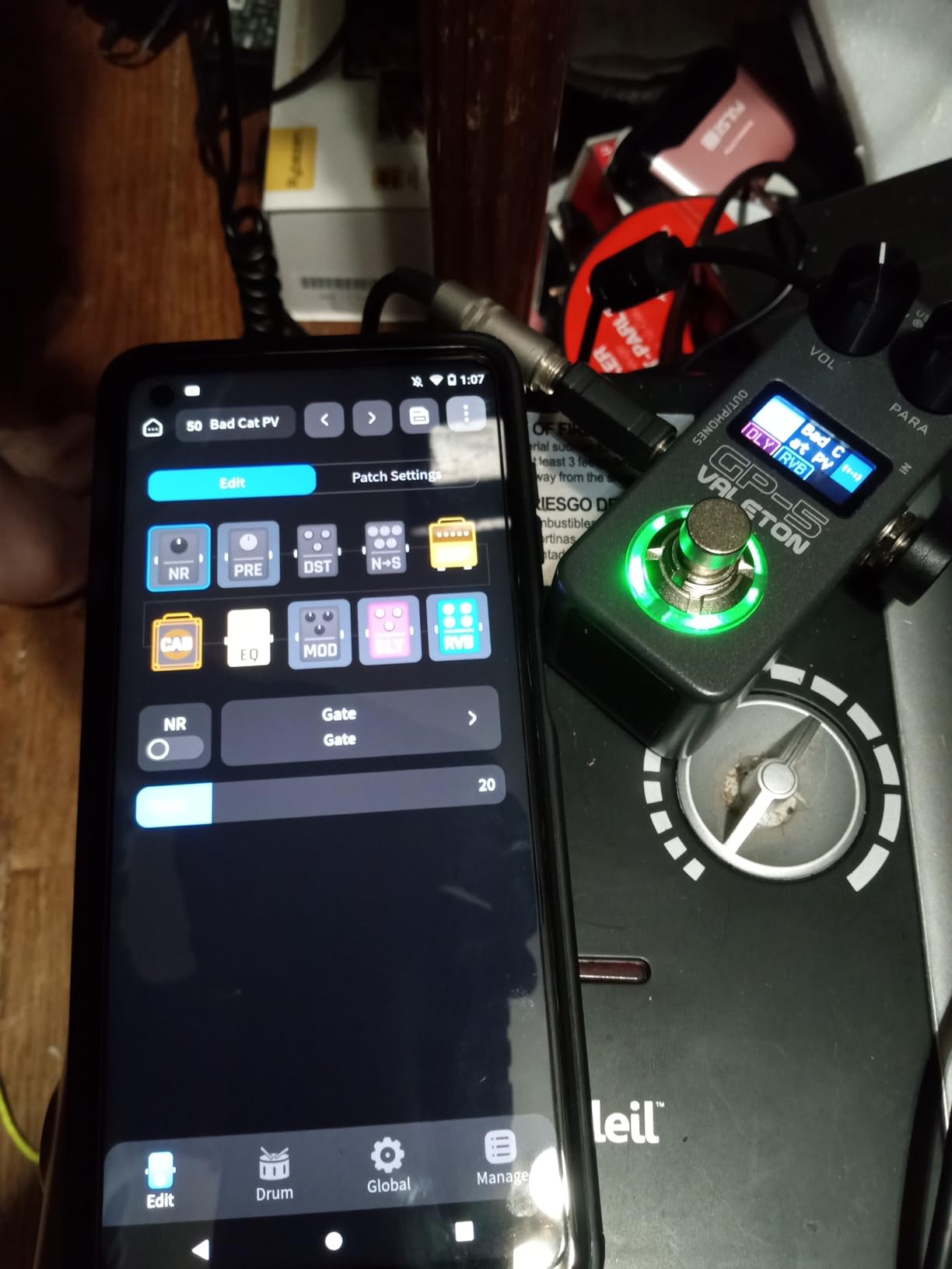 Valeton GP-5 Super Compact Multi-Effects Processor & NAM/IR Loader Pedal(Incl 1PCS Additional TRS Cable By VOLKTONE) customer photo 1