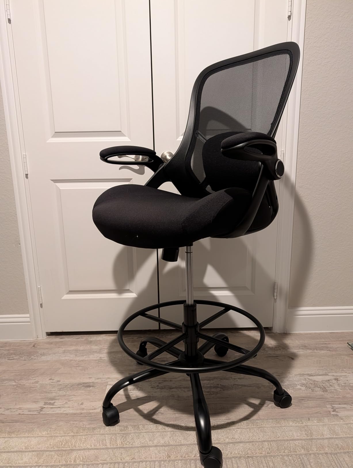 HYLONE 400lbs Big and Tall Heavy Duty Drafting Chair 5