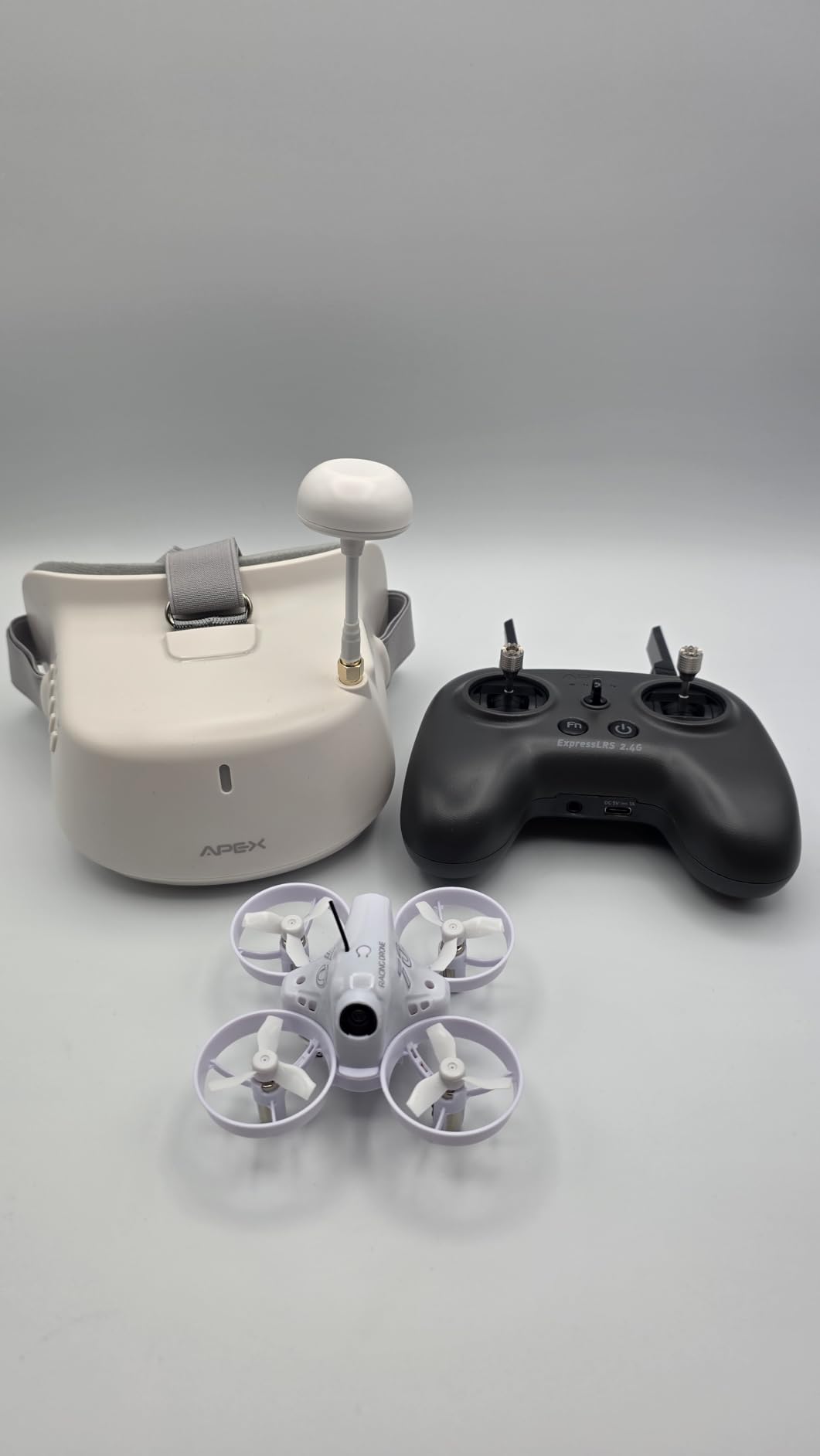 APEXFPV FPV Drone Kit, FPV Goggles Beginners Drone, Indoor & Outdoor drone, Trainer Mode, Turtle Mode, Black Box, Anti-loss Beeper, Optical Flow Fixed Point, Drop-resistant, Have Video Tutorials. VR70-4.0 customer photo 1