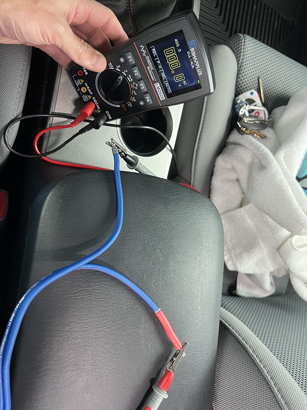 Dual Channel Handheld Oscilloscope 70MHz, 3-in-1 Digital Oscilloscope Multimeter with Signal Generator customer photo 1