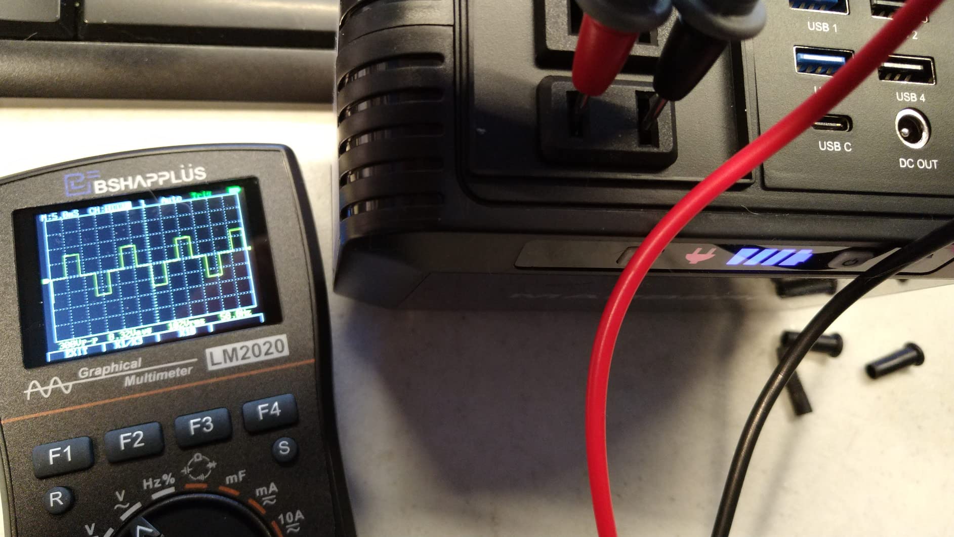 Dual Channel Handheld Oscilloscope 70MHz, 3-in-1 Digital Oscilloscope Multimeter with Signal Generator customer photo 2