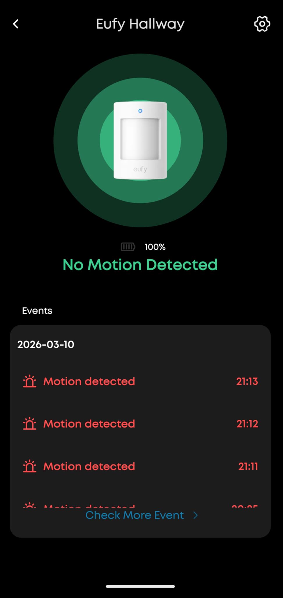 eufy Motion Sensor E20, Pet-Friendly Detection to Reduce False Alarms, Extended 5-Year Battery Life, Easy and Versatile Installation, Requires HomeBase 2, 3, Mini, or Pro customer photo 1