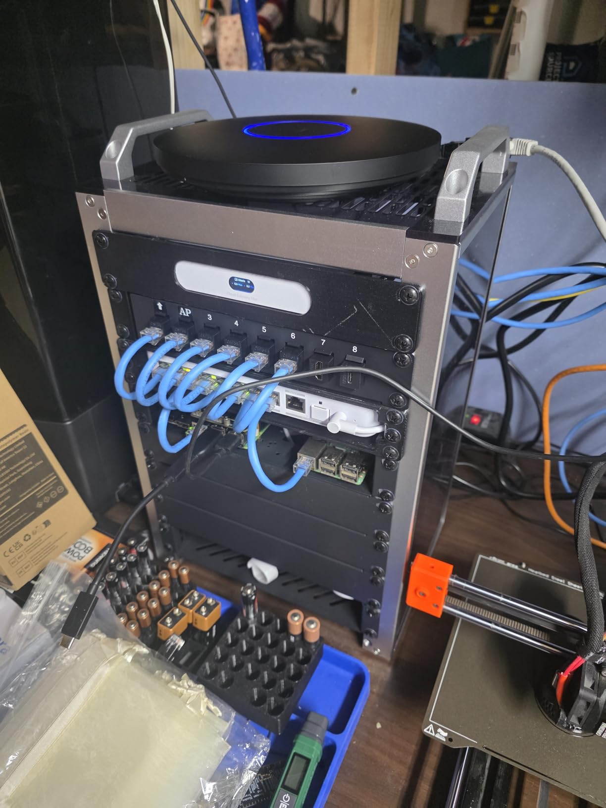 GeeekPi 8U Server Cabinet, 10 inch Server Rack for Network, Servers, Audio, and Video Equipment, DeskPi RackMate T1 Rackmount, 7.87 inch Depth customer photo 2